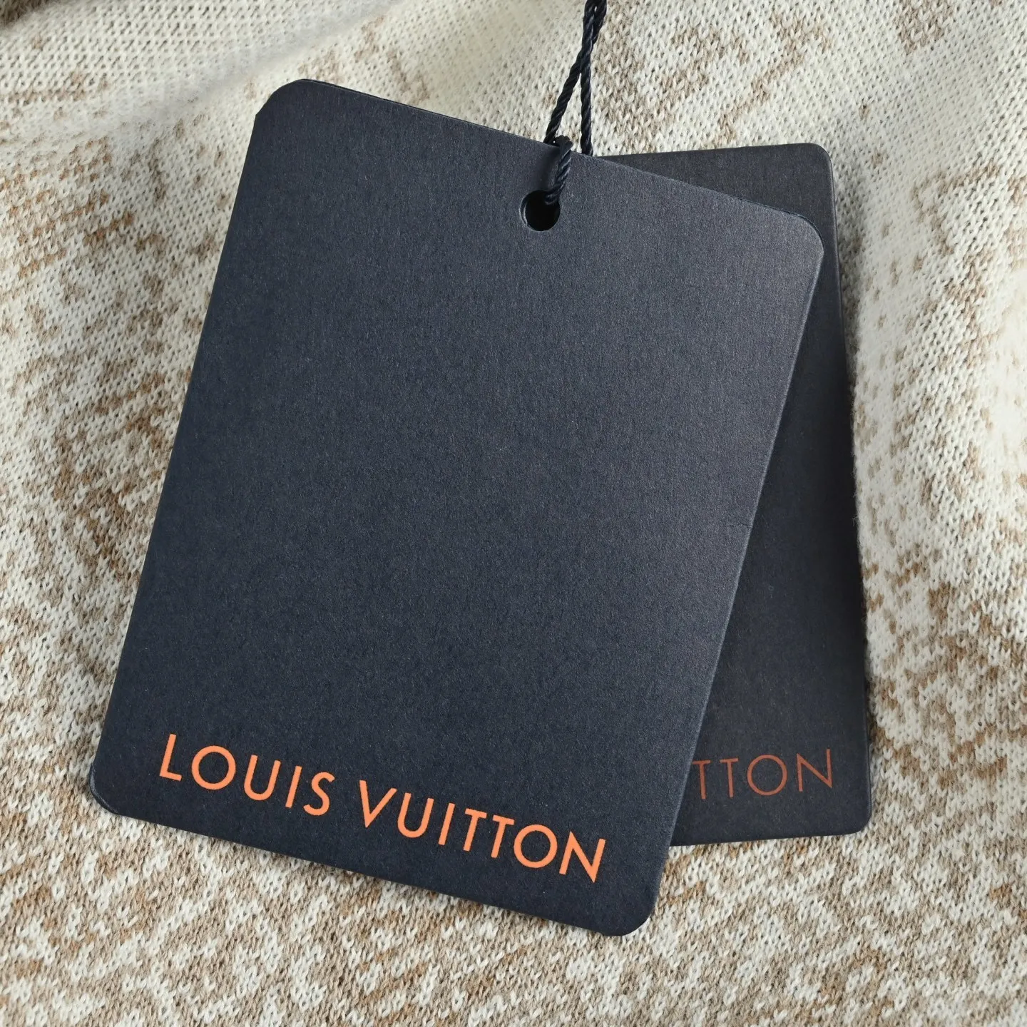Louis Vuitton/Louis Vuitton 25Fw old flower jacquard gradient round neck sweatshirt